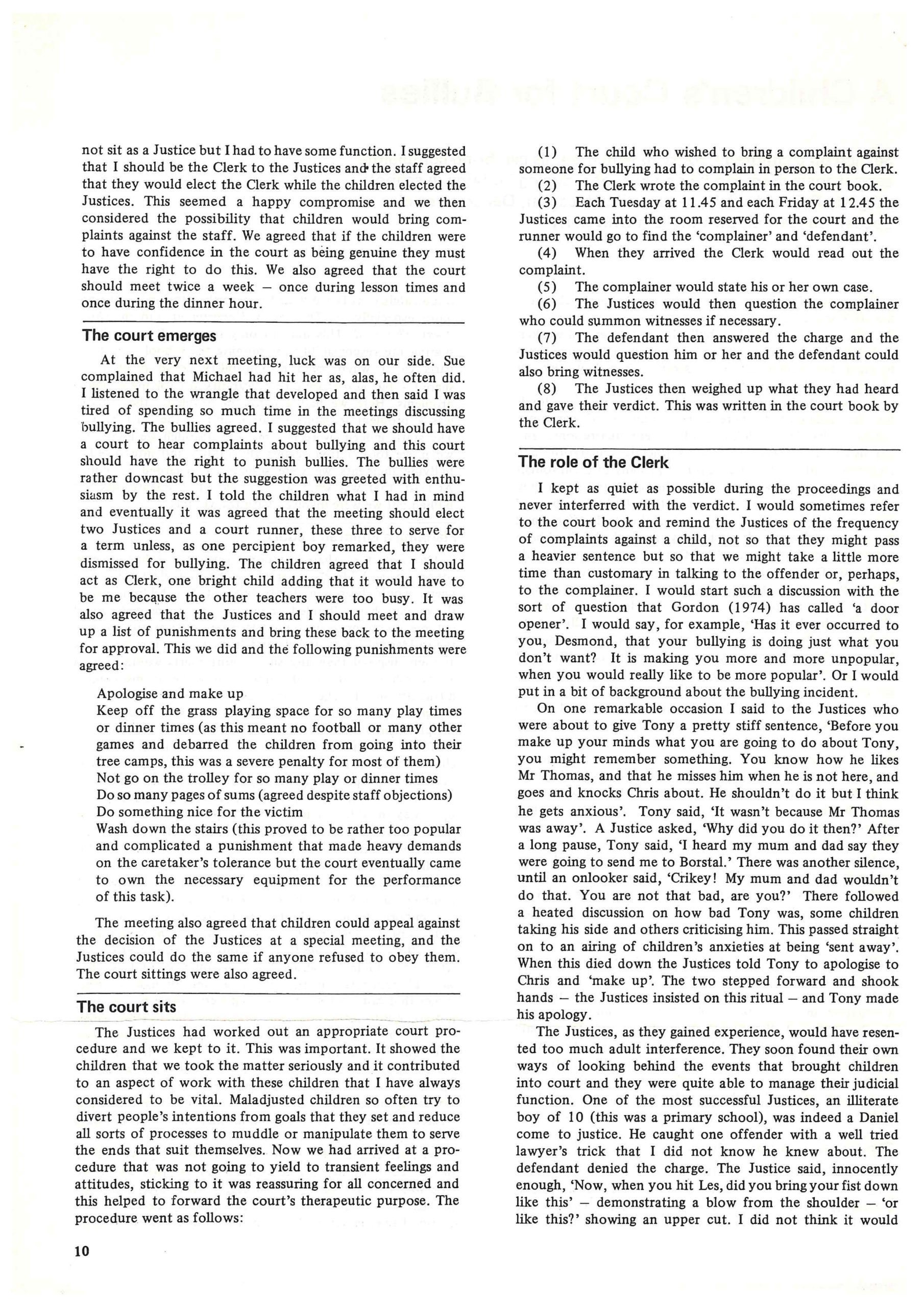 Special Education: Forward Trends, Vol 9, No.1 published in April 1982